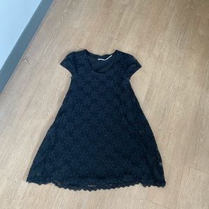 Urban Outfitters black flower dress